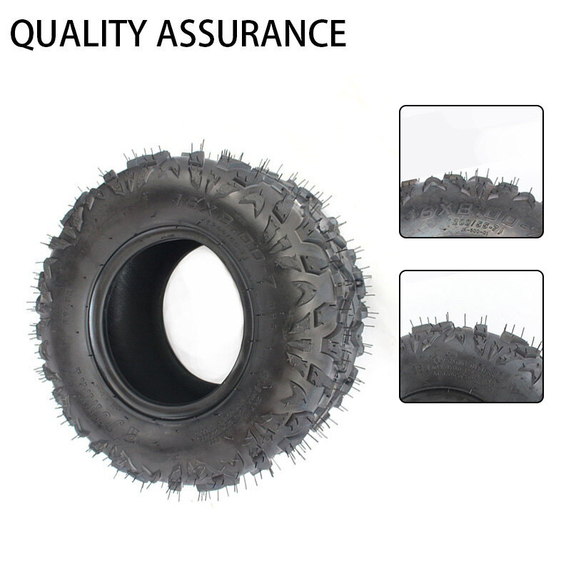 16x8.00-7 tubeless tyre for Beach car 16X8-7 ATV Go-kart wear-resistant road vacuum tire four-wheel ATV tire