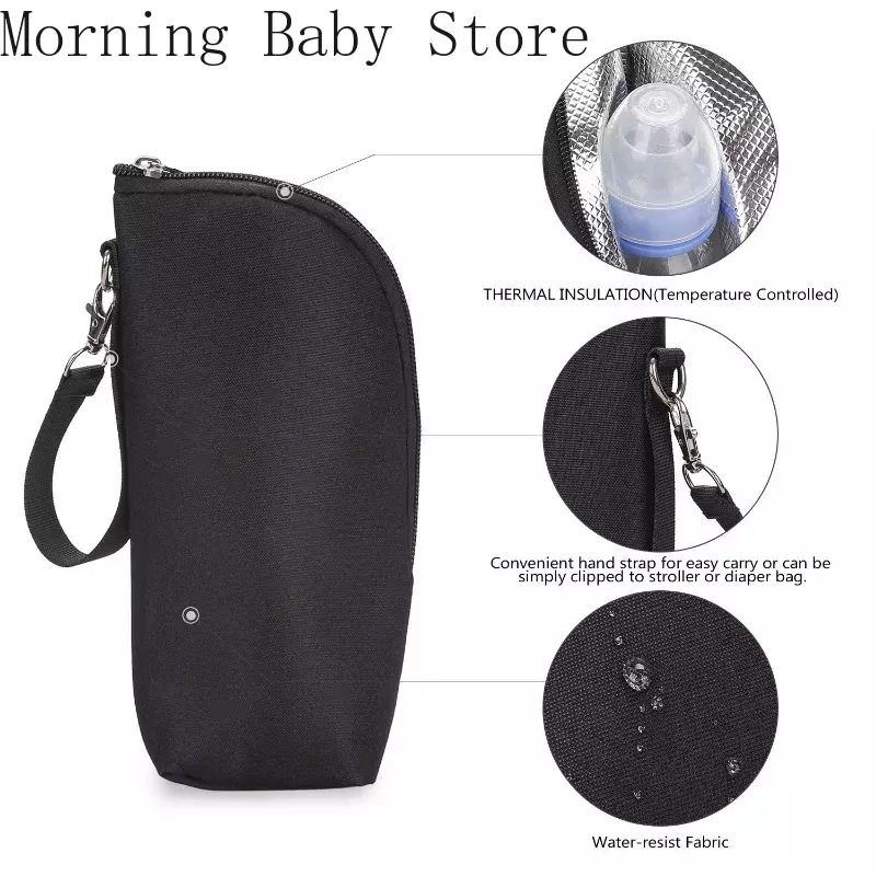 Baby Portable Feeding Milk Bottle Bags Aluminum Milk Warmer Insulation Bag Bolsa Botella Termica Baby Cart Mummy Bag Accessories