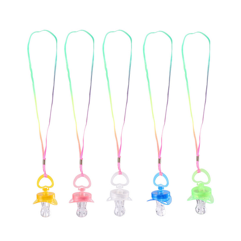 5 Pcs Childrens Children’s Toys Flash Pacifier Whistle Kids Pretty Nice Funny