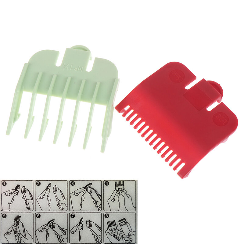 Limited Hair Clipper Guide Comb, Aparador de fixação, Haircut Shaver, Substituição, 2X
