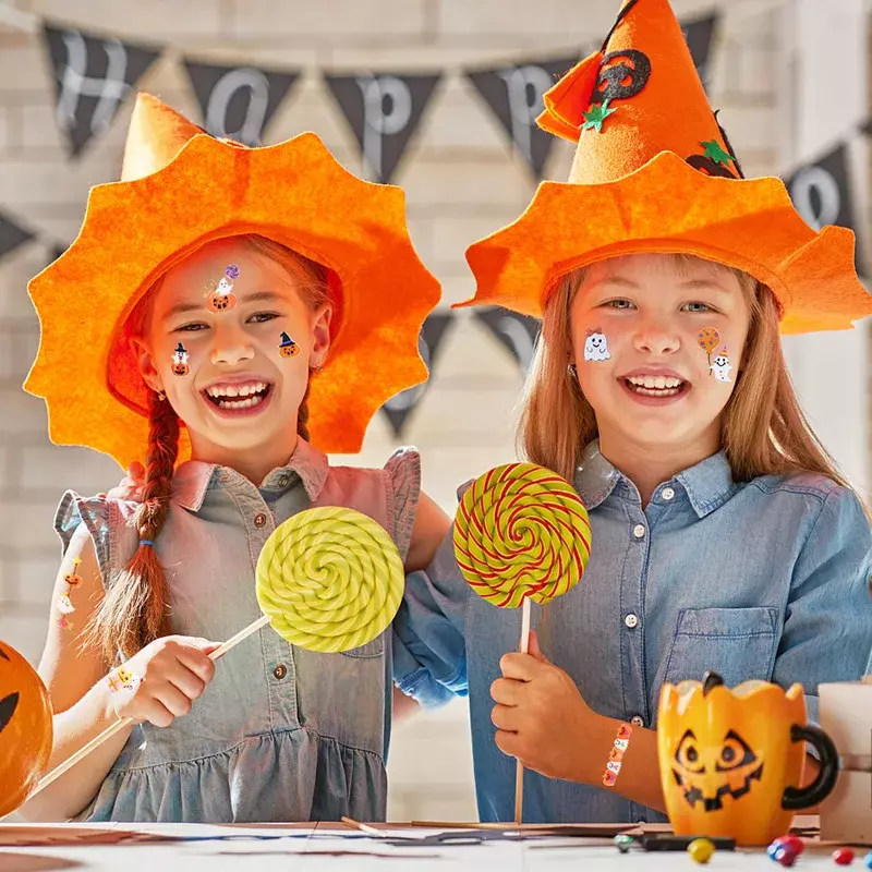 Happy Halloweens Stickers Bubble Pumpkin Witch Decorative Stationery  Scrapbooking DIY Diary Album Stick Label