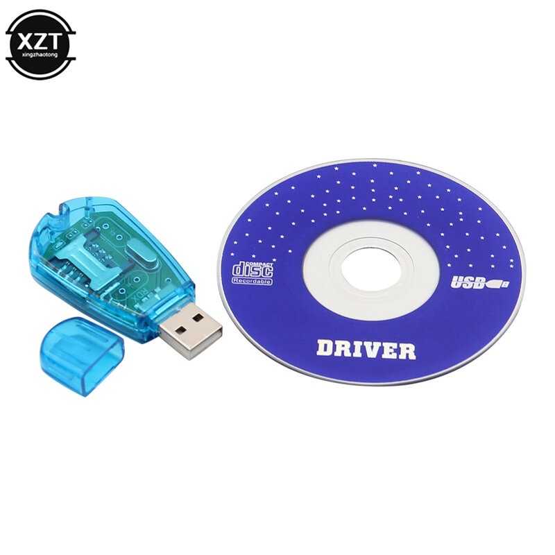 Mini USB Sim Card Reader USB SIM Copy/Cloner Kit lettore di schede SIM GSM CDMA SMS Backup + lettore di schede CD