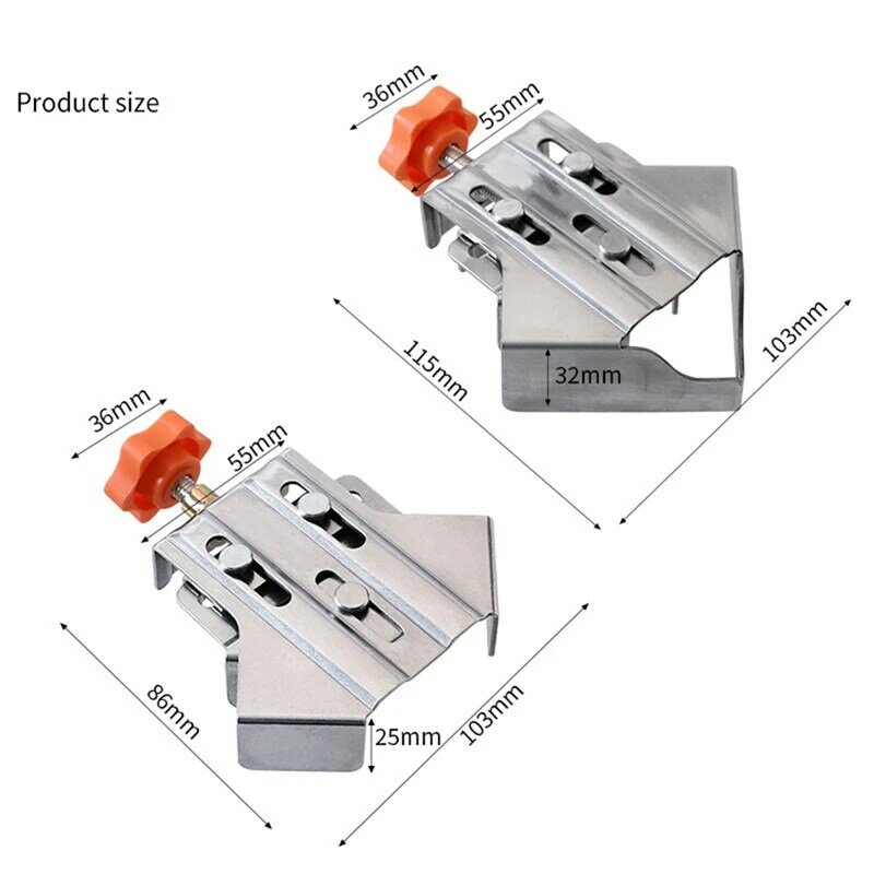 New-Right Angle Clamp Woodworking Right Angle Splicing Quick Clamp Locator Engineering Woodworking DIY