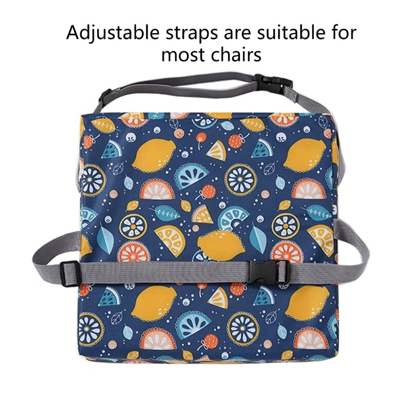 Upgraded Toddler Booster  for Dining Table Washable Double Safe Straps Non-Slip Bottom Booster  Dining Toddlers