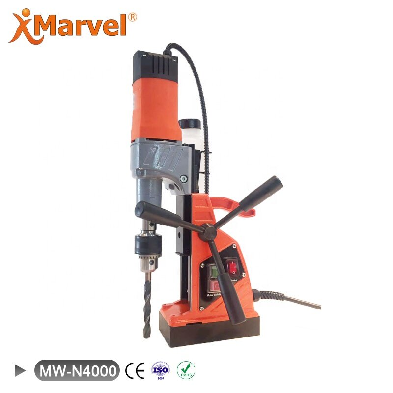 MW-N4000 40mm high portable performance gears prolonged life reversible magnetic drill
