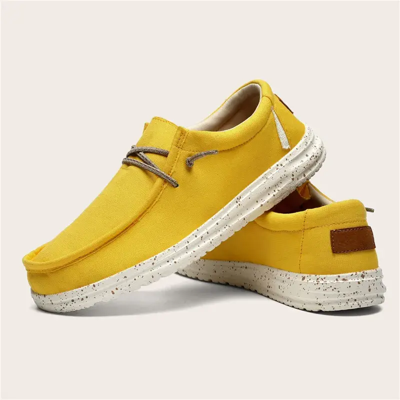 Plus Size 40-48 scarpe Casual da uomo Flat Outdoor Sneakers da uomo scarpe da barca leggere mocassini da guida scarpe di tela da uomo traspiranti