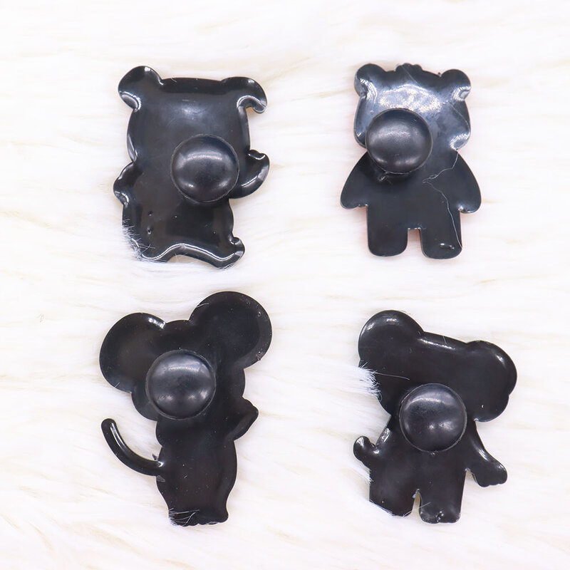 만화 애니메이션 고양이 원숭이 마우스 곰 돼지 동물 PVC 신발 참 디자이너 장식, 클로그 핏 손목 밴드, 1-14 개