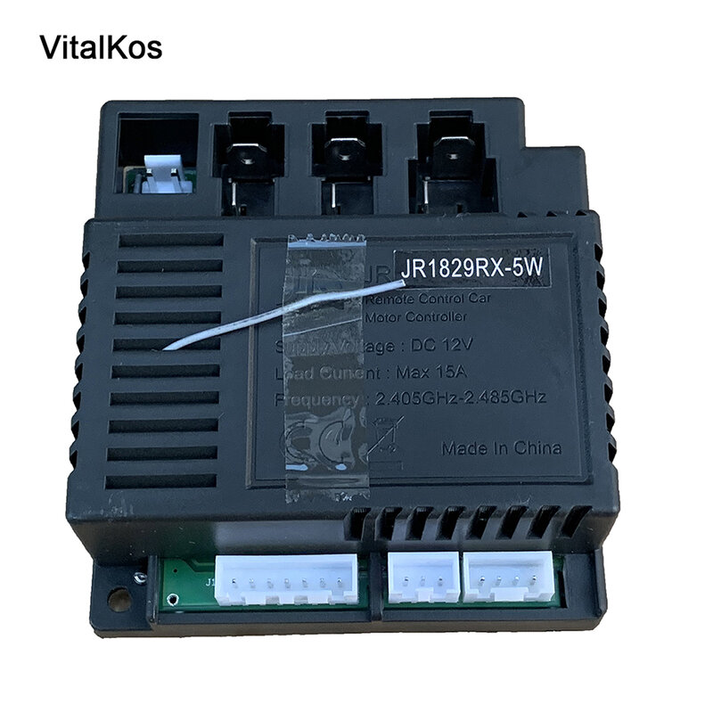 VitalKos Controle Remoto e Receptor, Carro Elétrico Infantil, Passeio Bluetooth Em Peças de Reposição, JR1829RX-5W, 12V, Opcional