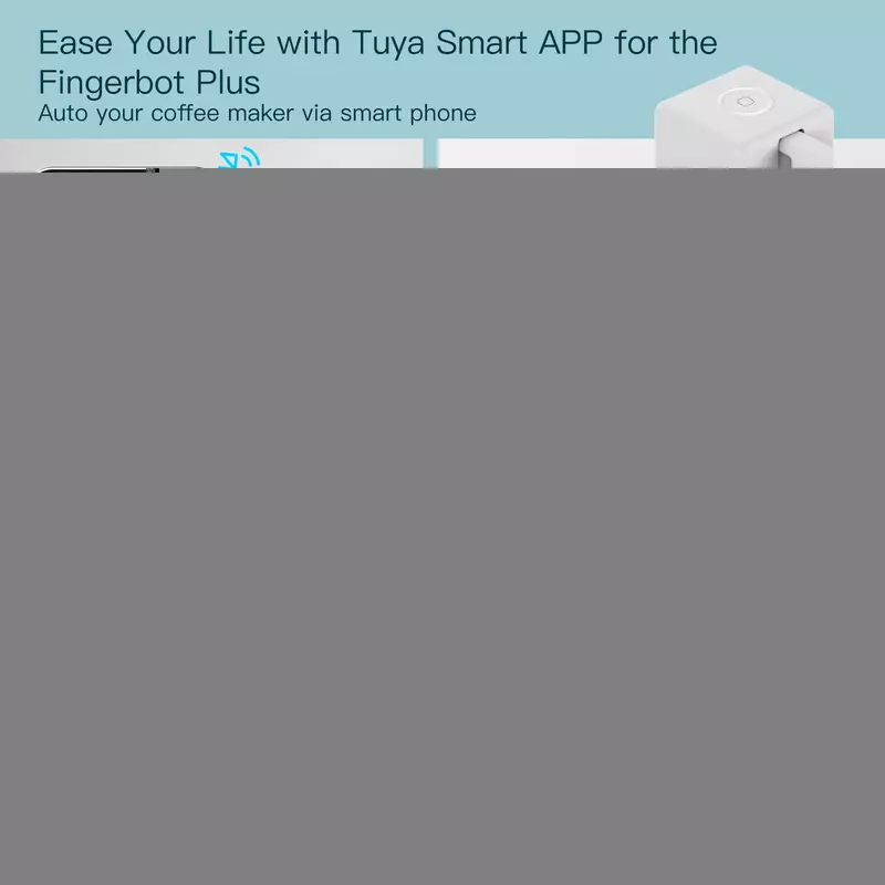 Кнопка-толкатель MOES Tuya Fingerbot с поддержкой Bluetooth и управлением через приложение
