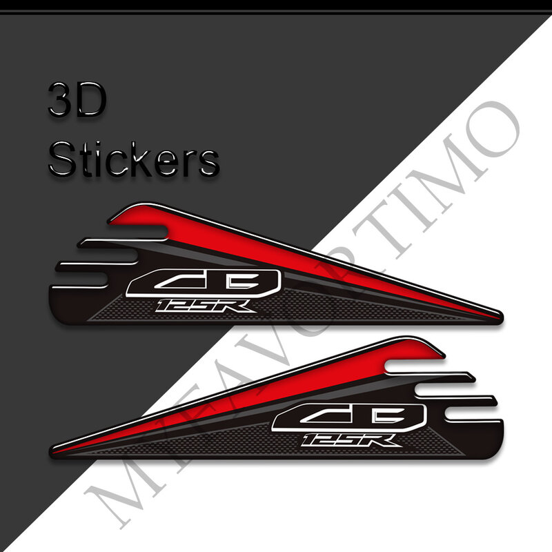 Untuk Honda CB125R CB 125R 125 R Stiker Bantalan Tangki Sepeda Motor Perlengkapan Suspensi Samping Kotak Minyak Bahan Bakar Gas Pelindung Lutut 2018 2019 2020 2021 2022