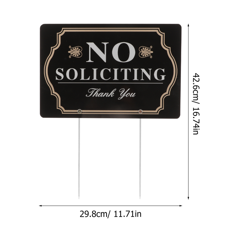 No Trespassing Garden Plaque For House Yard Stake Business Signs House Yard Stake Warning Security Aluminum Solicitors