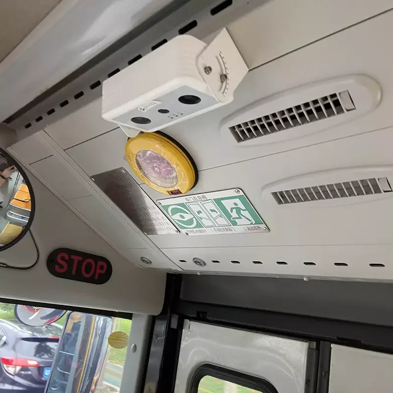 ระบบการนับผู้โดยสารรถไฟใต้ดินกล้อง3D เคาน์เตอร์ผู้โดยสารอัตโนมัติสำหรับการวัดปริมาณการไหลของลูกค้าในรถโดยสาร