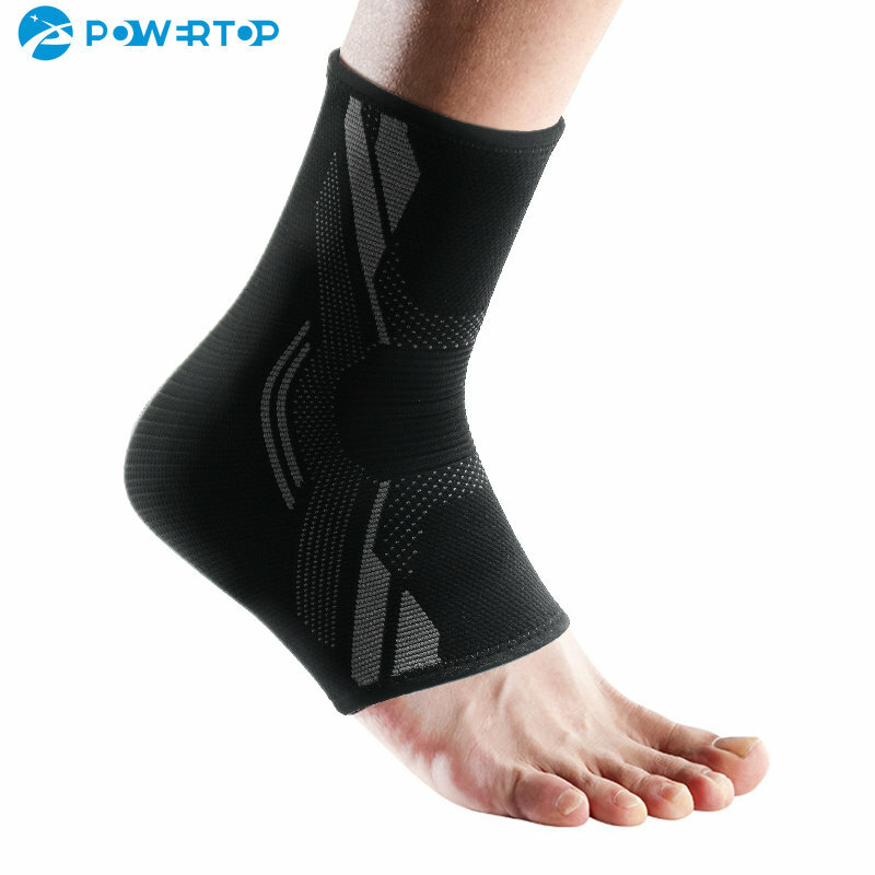 1PC Ankle Brace Compression Sleeve Basketball Soccer Running Sports Ankle Guard Relieves Achilles Tendonitis, Reduces Swelling