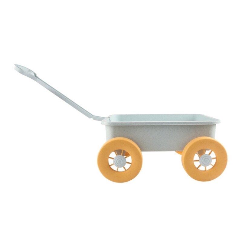 Gadżety z piaskiem zabawki na plażę dla dzieci wózek kubełkowy pojazd łopatki grabki