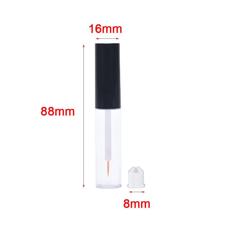 8ml Empty Liquid Eye Liner Transparent Tube False Eyelash Glue Bottle Eyeliner Container Make Up Tube