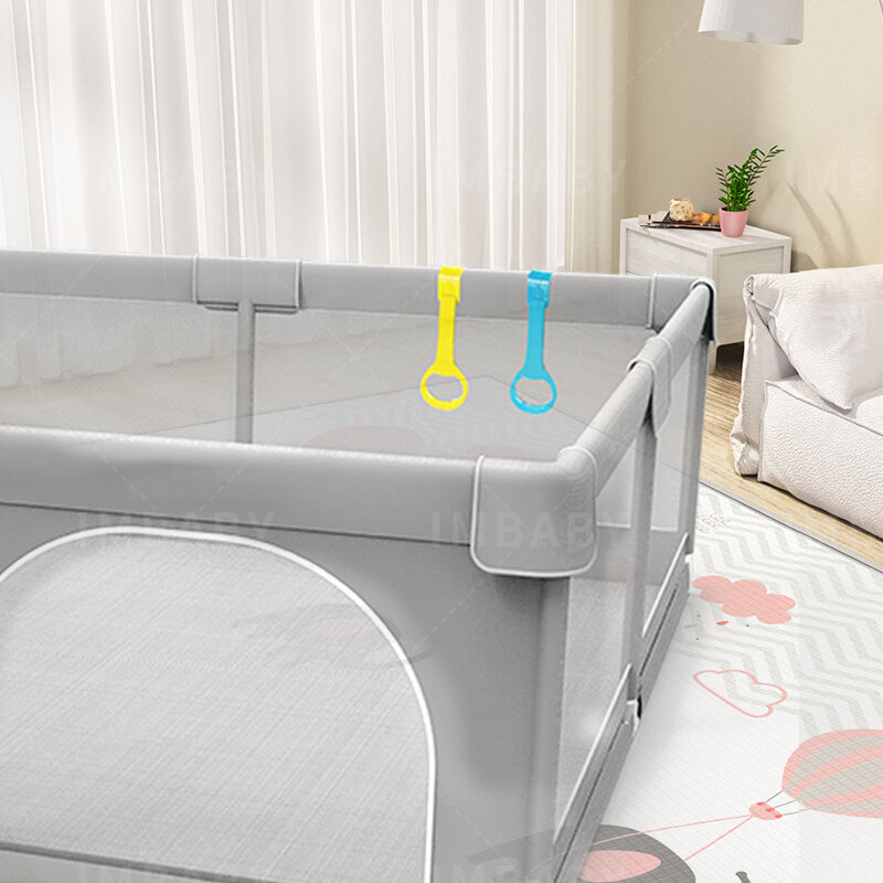 IMBABY Indoor Baby Playpen for Children Kid Ball Pit Toy Plaza Kids Playground Park Toddler Safety Fence for Self Entertainment