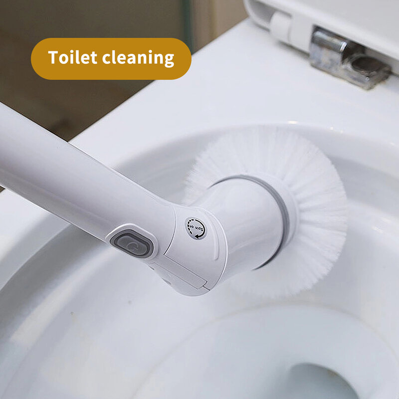 Scrubber elettrico, spazzola per la pulizia senza fili con 2 velocità regolabili, Scrubber per doccia per vasca da bagno, lavabo, bagno, cucina