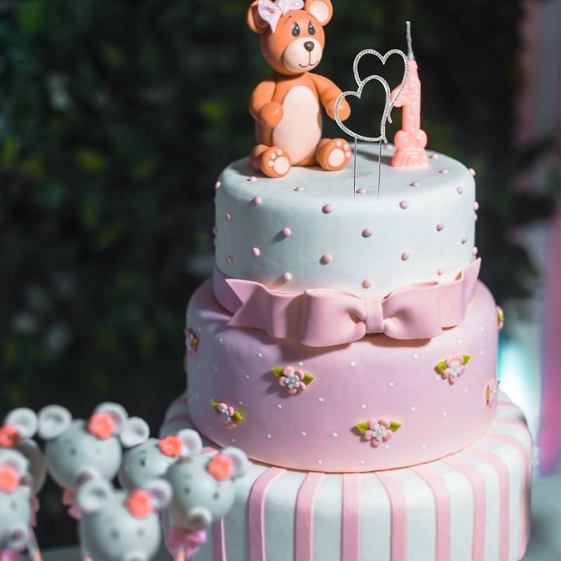 Double Heart Cake Topper Wedding Decoration Emblems Diamond Rhinestone Bride Tiara