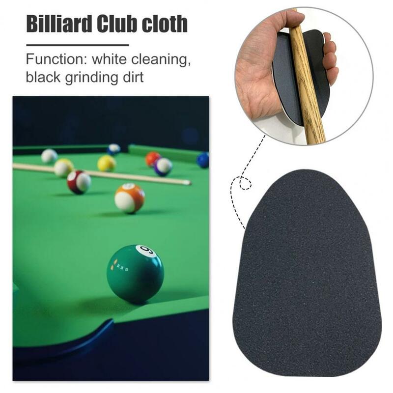 Quick Maintenance Cloth for Pool Cues Wear-resistant Billiard Cue Polishing Cloth Double-sided Pool Cue Cleaner for Stick