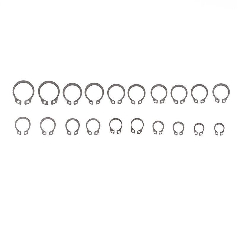 Durable Retaining Ring External Case Circlip Fastener Assortment Quality Is Guaranteed Rust Resistance Storage