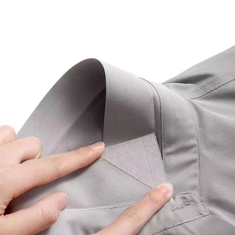 30/50 pz nastro adesivo per lo Styling del collare non ordito collare della camicia Setter collare supporto raddrizzatore adesivi invisibili chiusura