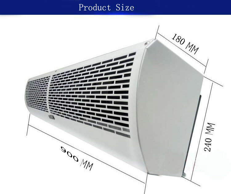 FM125-1800 air curtain machine and air curtain fan
