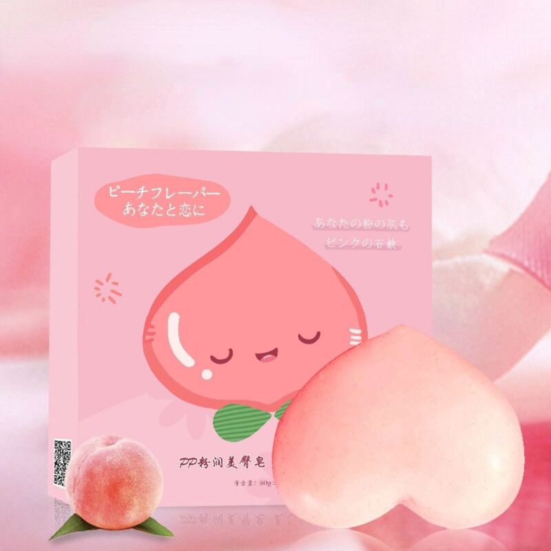 Pink Girls Dispels Mite Oil Control Exfoliate Handmade Soap Face Body Soap PP Buttock Soap Private Parts
