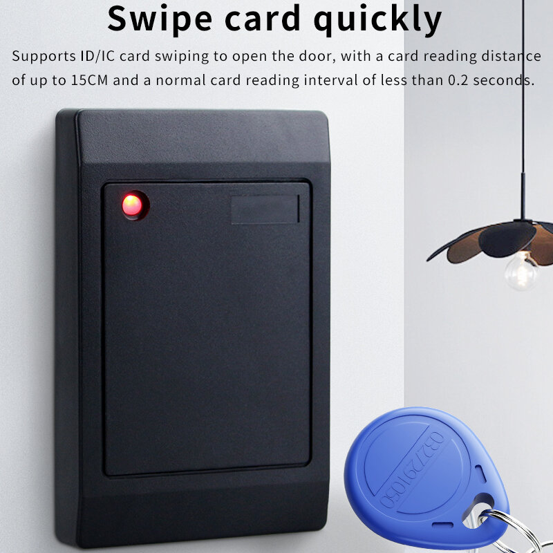 Wiegand26-Lector de tarjetas de acceso NFC, cepillo impermeable para exteriores, ID de 125Khz, tarjeta IC de 13,56 Mhz, lector de tarjetas RF de formato RS485 RS232