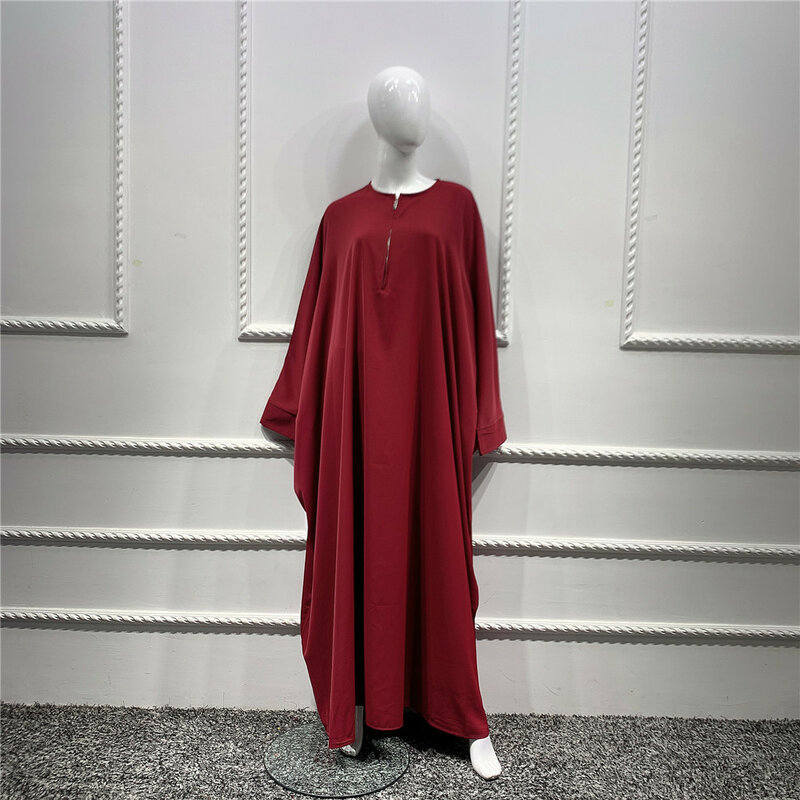 Jilbab Gebet Garment Kleid Frauen Khimar Islam Eid Fledermaus Ärmel Hijab Abaya Große Schaukel Islamische Kleidung Niqab Muslimischen Ramadan Robe