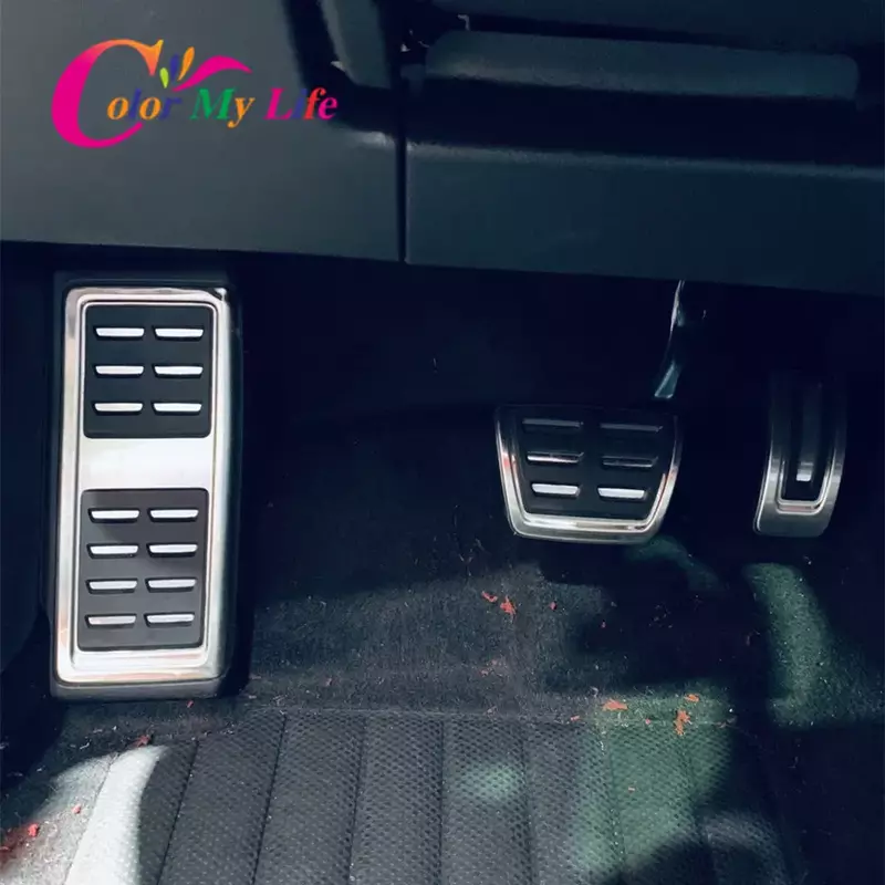 Edelstahl Auto pedale für Audi Q2 Sq2 TT S1 A1 Q3 TTS RS3 A3 8V 2017-2024 Gas bremspedal abdeckung