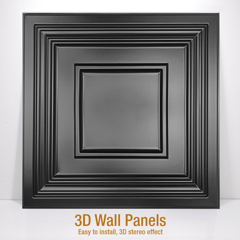 3D настенная панель, 30x30 см, самоклеящаяся, Геометрическая, для реставрации стен в доме, на потолок