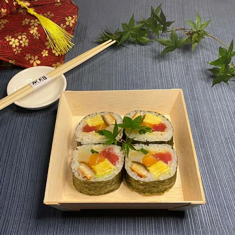 Lancheira Light Food, De madeira, Comida ao ar livre, Lancheira, Sashimi Japonês, Caixas de Embalagem de Sushi, Produto Personalizado