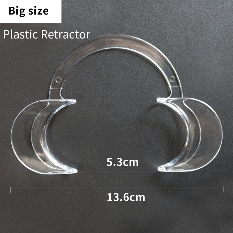 Silikon/plastik retraktor karet Dam pembuka mulut gigi bentuk O 3D bibir pipi retraktor pembuka mulut
