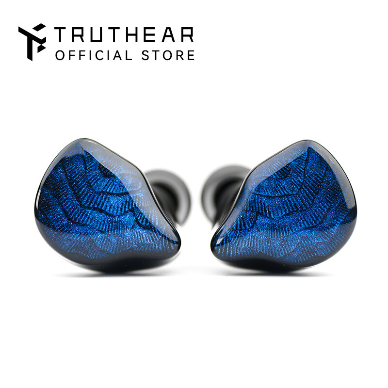 Truthear NOVA Headphone telinga 4 seimbang, 1 dinamis dengan kabel 2pin 0.78