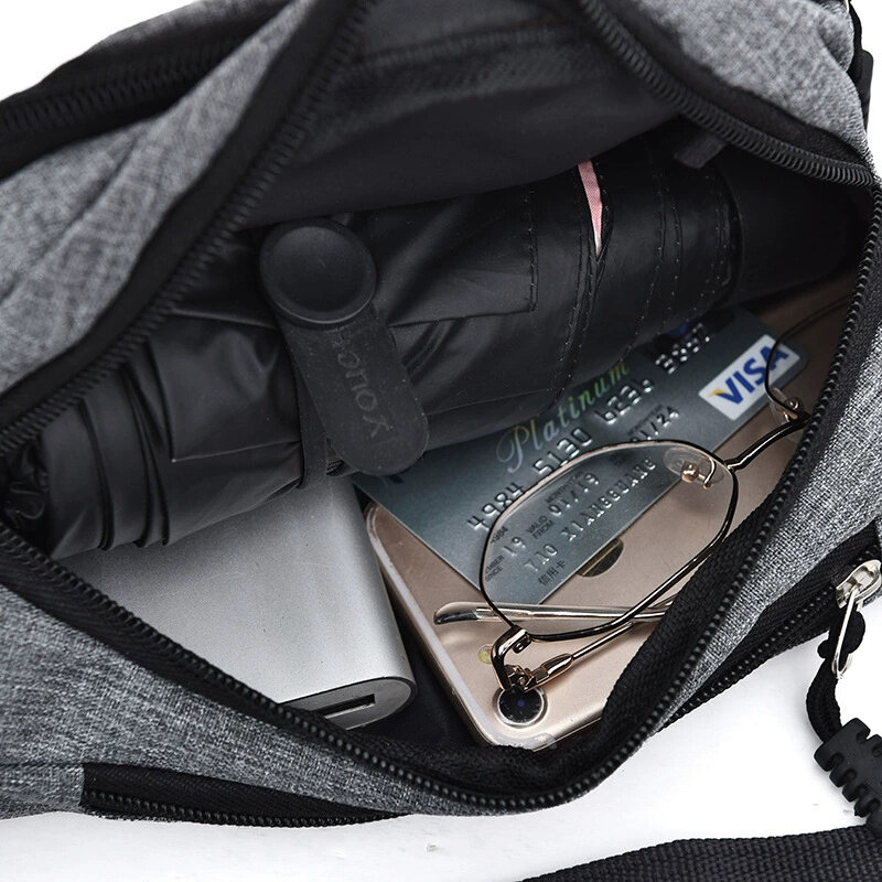 Uomo donna moda Casual Pack borsa per telefono grande borsa in tela borse da viaggio per esterni borse per l'anca marsupio