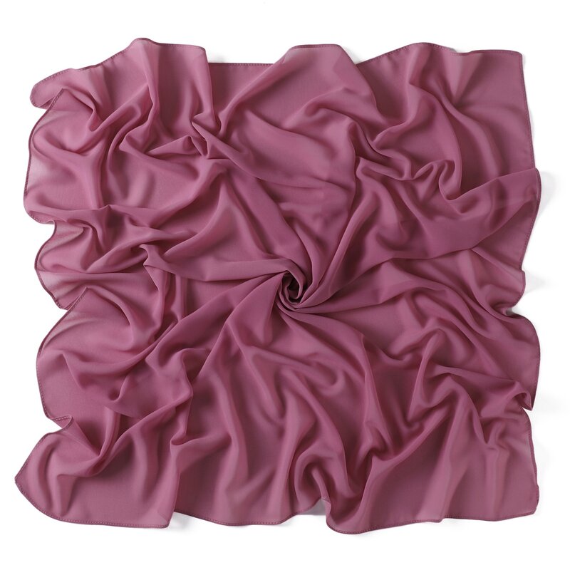 Autumn New Chiffon Scarf For Women Girls Students Solid Color Sunscreen Scarves Soft Foulard Viscose Female Wrap Shawls Kerchief