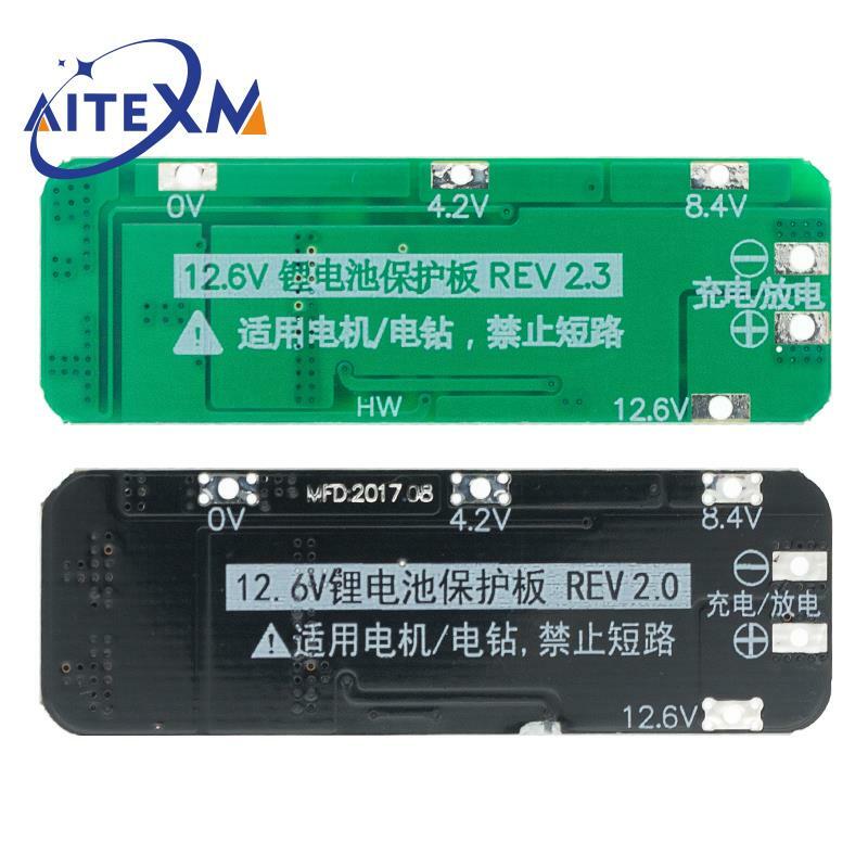 3S 20A литий-ионный аккумулятор 18650 зарядное устройство PCB плата защиты BMS 12,6 V Cell 59x20x3,4 мм модуль