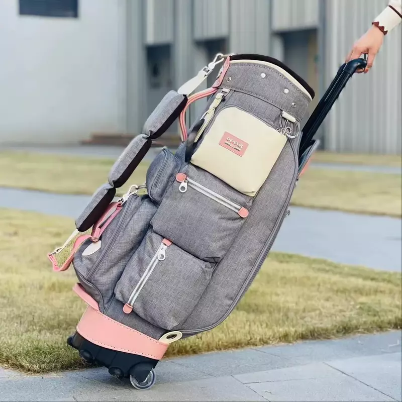 2024 New Golf Bag Women's Standard Caddy Bag Tug Nylon Golf  Boston Bag  골프백