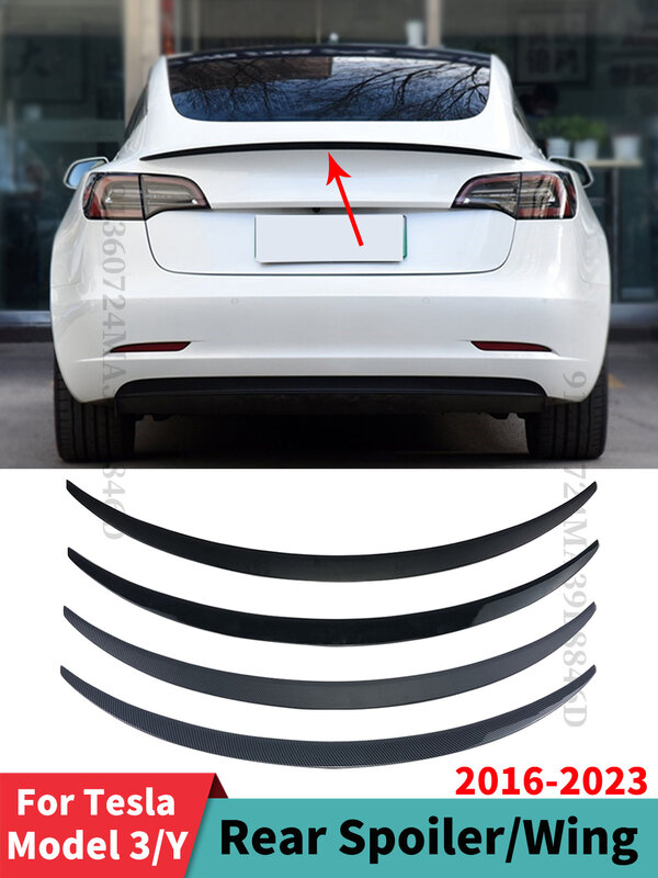 Alerón trasero para maletero de Tesla, accesorio Original de fábrica de alto rendimiento para Tuning de presa de aire, Modelo 3 Y 2016-2023