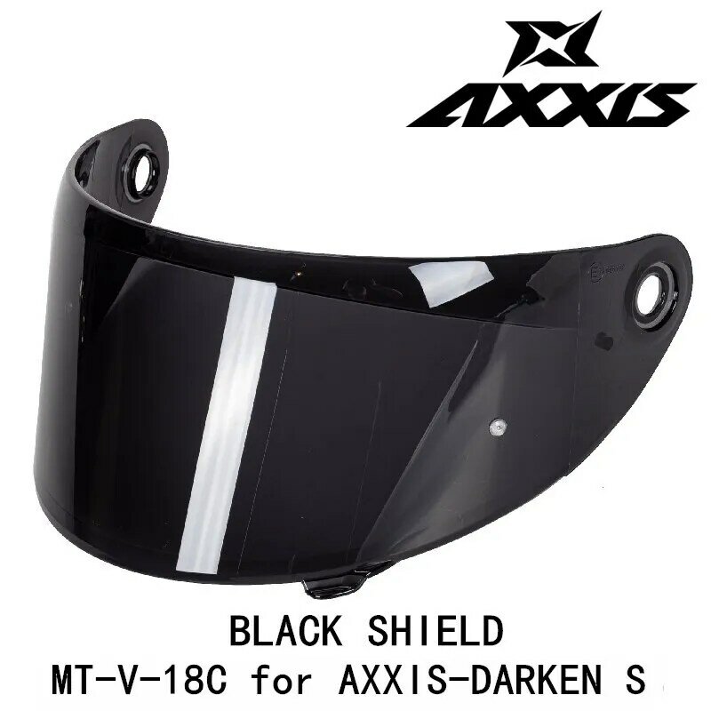 DARKEN S AXXIS 헬멧용 모토 헬멧 바이저, MT-V-18C 실드, 오리지널 액세서리