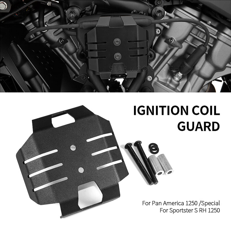 Bobina de ignição da motocicleta guarda proteção capa protetora para ra1250 pan américa 1250 especial sportster s rh1250s rh 1250 s
