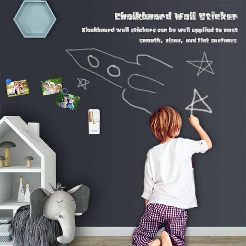 Large Black Board Sticker Large Chalkboard Sticker Adhesive Self Adhesive Chalk Board Wall Sticker For Classroom Display Living