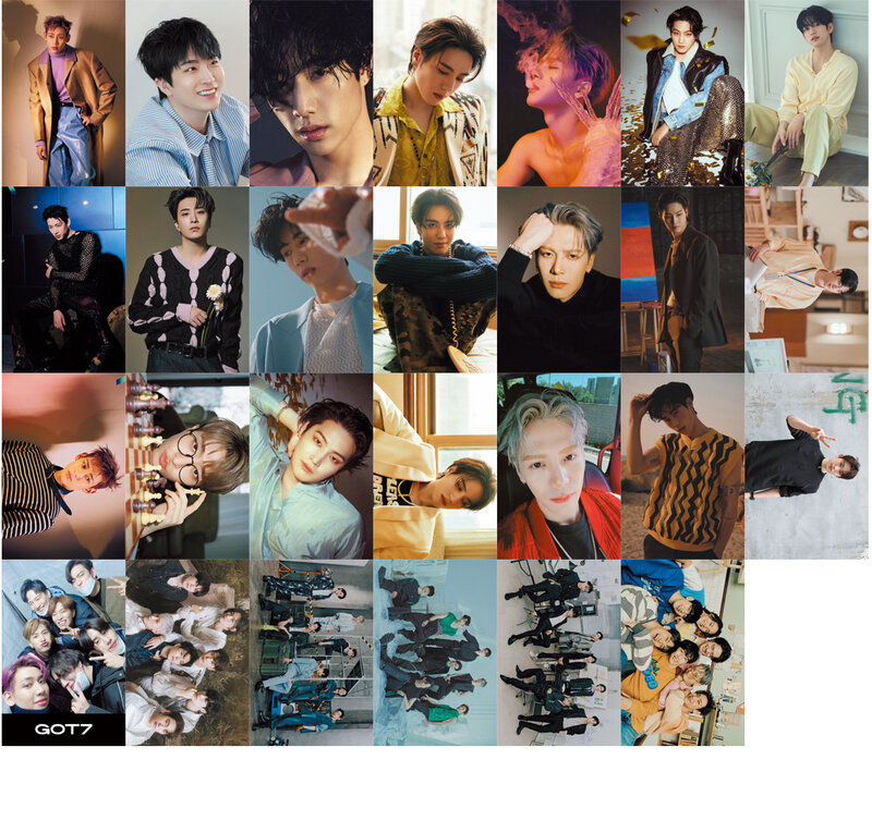 K-pop GOT7 LOMO Cartões, novo álbum, sopro de amor, última peça Photocards, cartões fotográficos HD, presente fãs, 55pcs por conjunto
