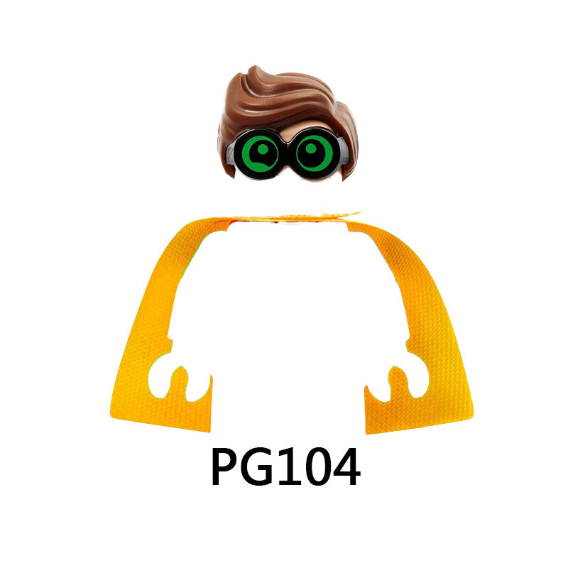 PG100 PG101 PG011 PG012 PG051 PG086 مكعبات بناء صغيرة مجمعة قوالب عمل بلاستيكية ABS لألعاب الأطفال PG8032