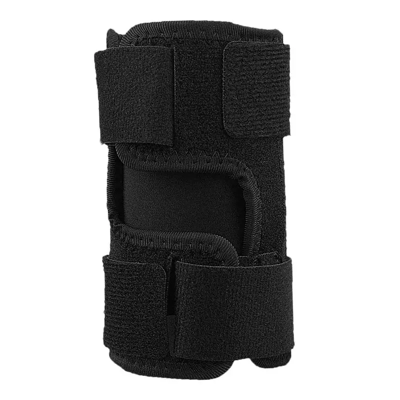 Perforated bidirectional tension and compression fixed arm guard with adjustable arm strap Necessary protective gear