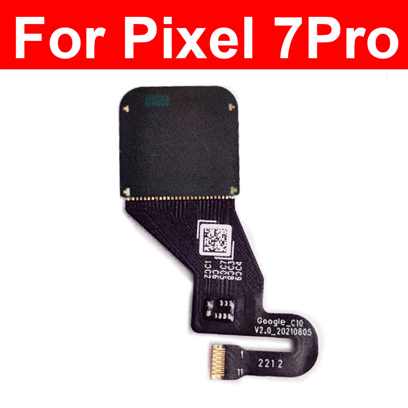 Kabel Flex Sensor sidik jari layar bawah untuk Google Pixel 6 7 Pro 6A bagian pita fleksibel penghubung Sensor sidik jari kunci rumah