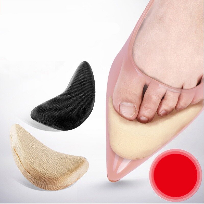 Soft Sponge Toe Cap High Heel Inserts Pain Relief Plug Cushion Toes Protector Filler Shoes Size Adjustment Tool Shoe Accessories