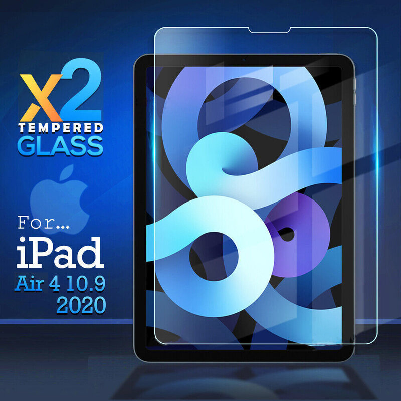 Protecteur d'écran pour iPad Air 4 2020 4th Isabel 10.9, lot de 2 pièces, film de protection anti-rayures en verre clair Guatemala A2324 A2072 A2325