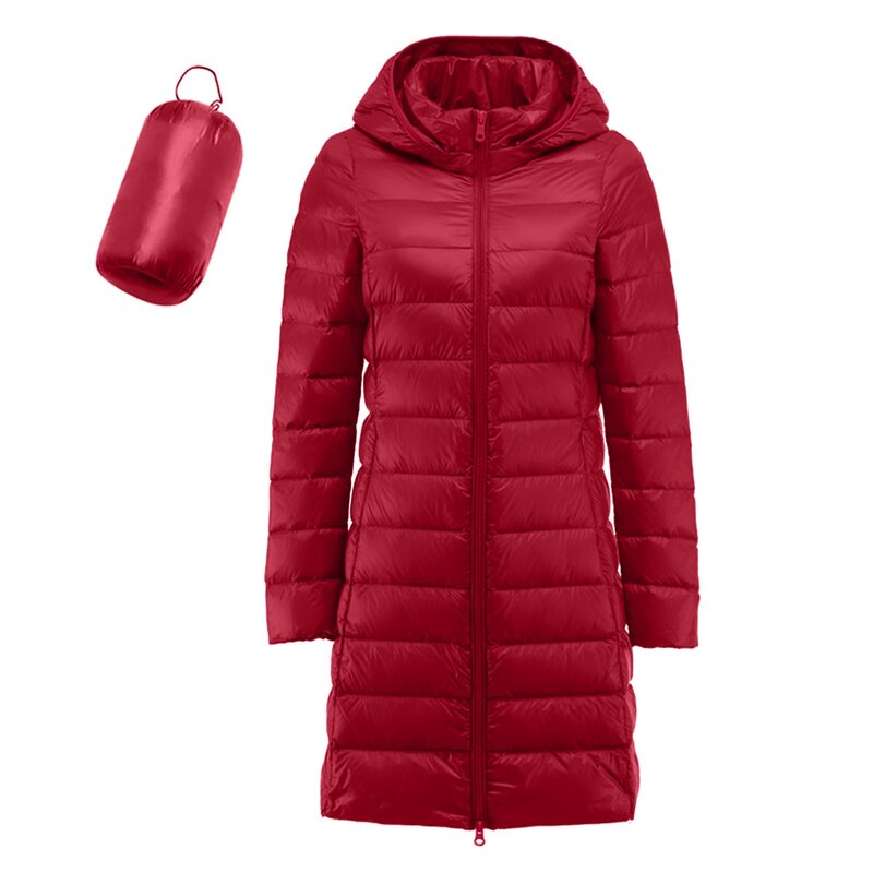 Jaket wanita ringan, mantel musim dingin wanita tanpa tudung tahan angin dengan isolasi daur ulang