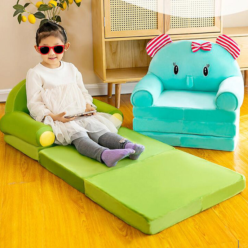 Sarung Sofa Anak Lucu Kartun Sarung Kursi Sofa Dapat Dilepas Dapat Dicuci dan Dilipat untuk Ruang Tamu Kamar Tidur Rumah